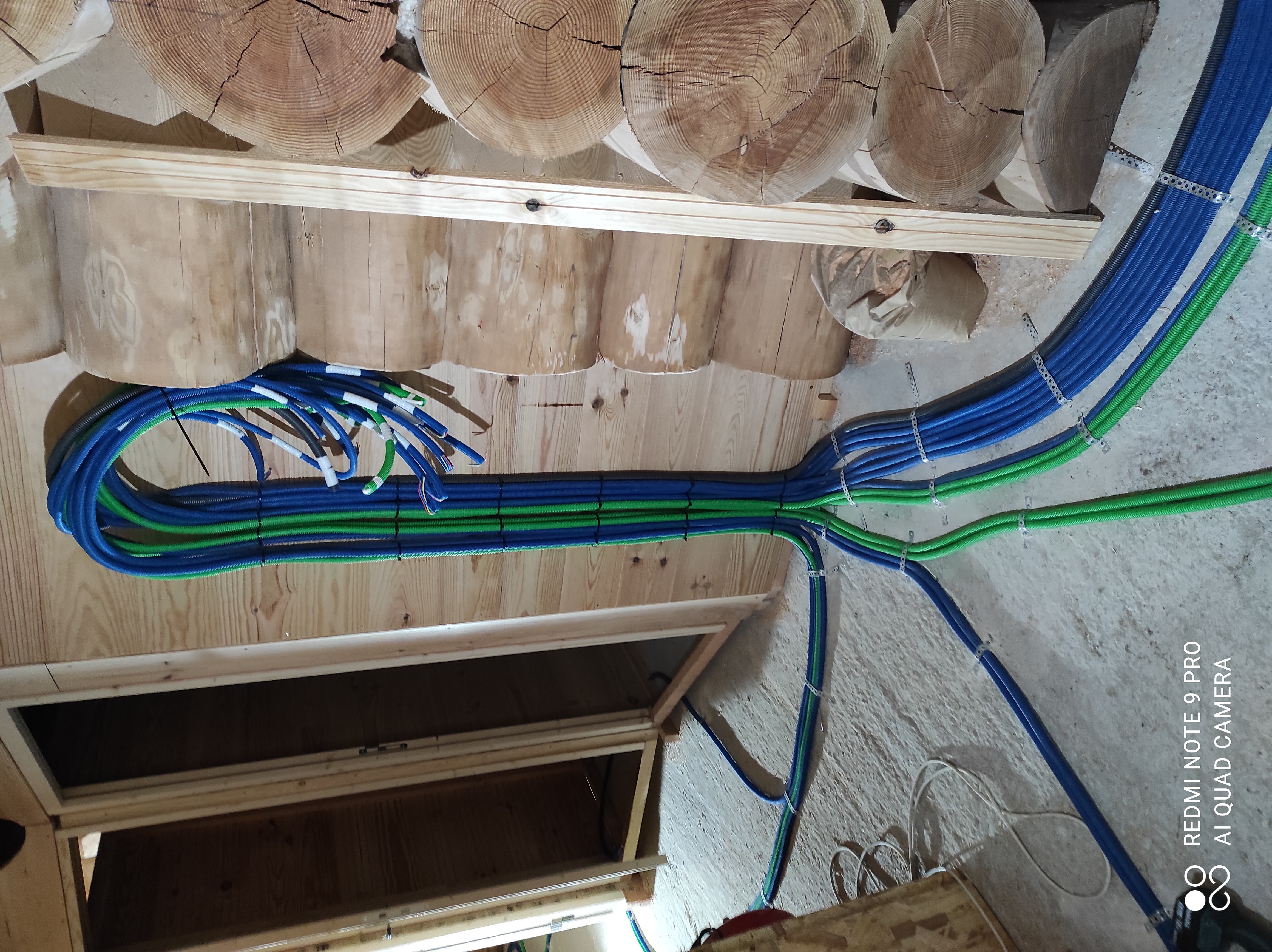 Installation gaines fuste Yssingeaux 43