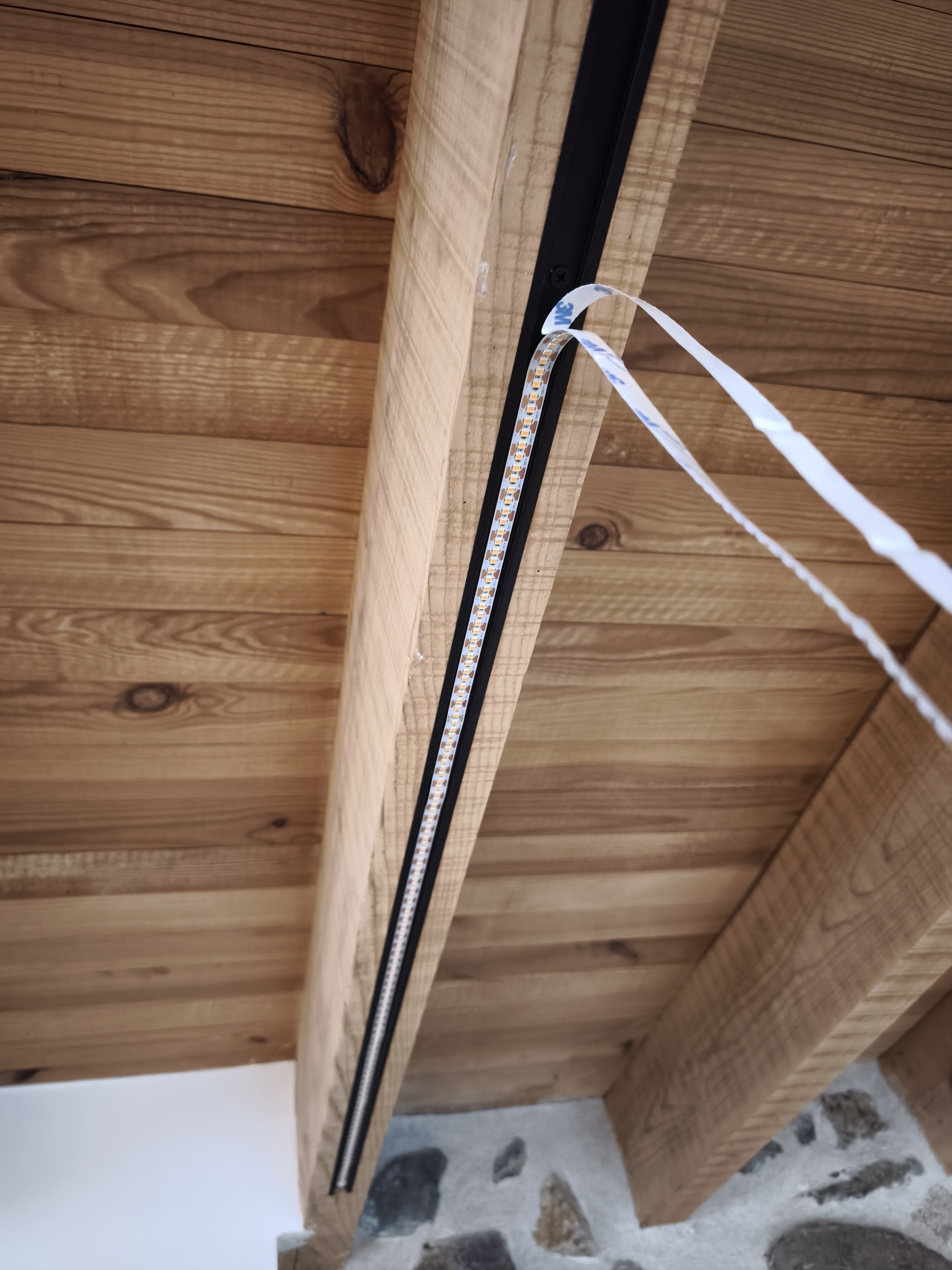 Ruban LED encastre 2 renovation ferme Yssingeaux 43